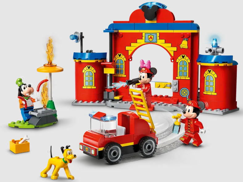 Lego Disney Mickey and Friends Fire Truck and Station