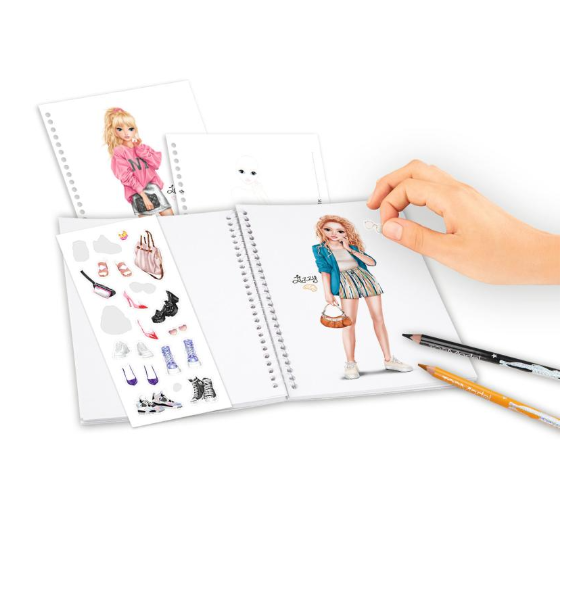 TOPModel Pocket Colouring Book 12727