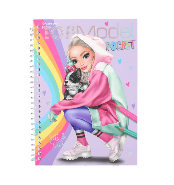TOPModel Pocket Colouring Book 12727