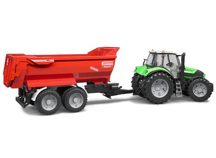 Bruder Krampe Tandem Halfpipe Tipping Trailer