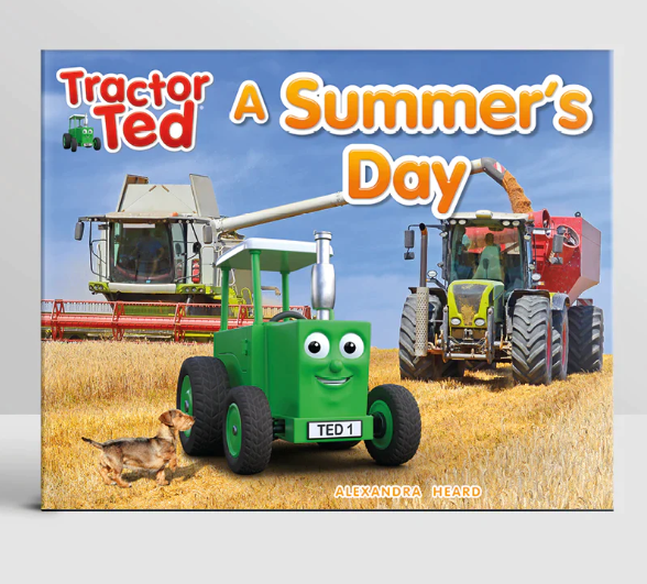 Front cover of Tractor Ted A Summer's Day Book _ Ireland - Toytown.ie