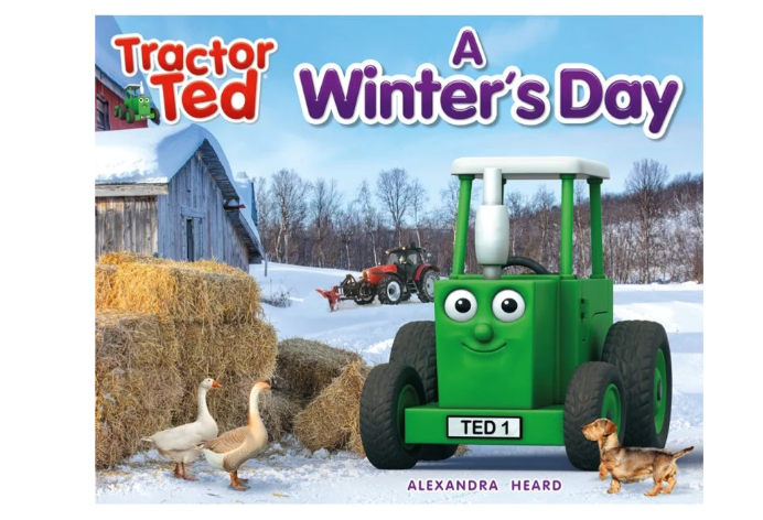 Front cover of Tractor Ted A Winter's Day Book _ Ireland