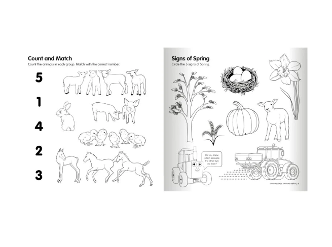 Tractor Ted Fun on the Farm Seasons Book