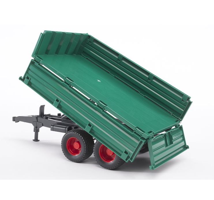 BRUDER TWIN AXLE TIPPING TRAILER B10/2010