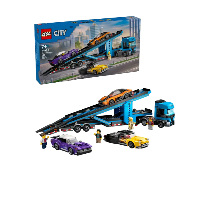 Lego City Car Transporter Truck with Sports Cars - 60408