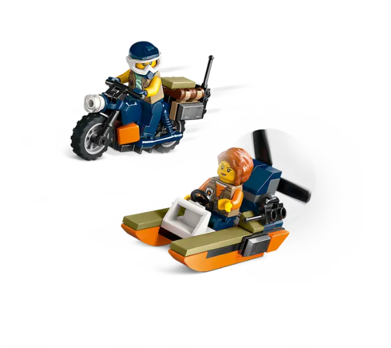 Lego City Jungle Explorer Helicopter at Base Camp - 60437