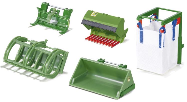 Siku 3658 Green Accessories Set for Front Loader