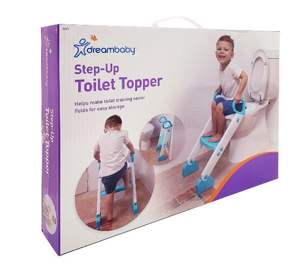 Dreambaby Step-Up Toilet Trainer - Blue/White