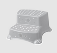 Keeper Grey Double Step Stool