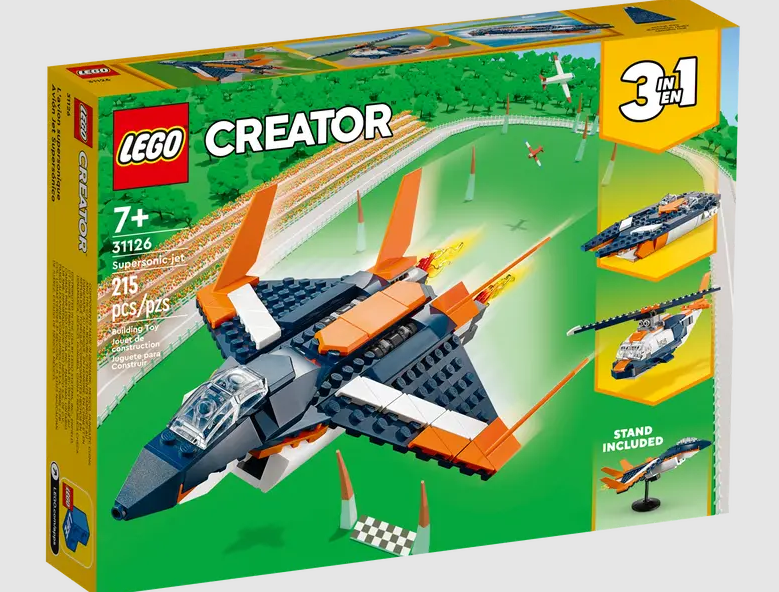 Lego Creator Supersonic Jet 31126