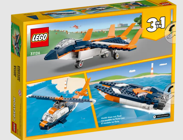 Lego Creator Supersonic Jet - 31126