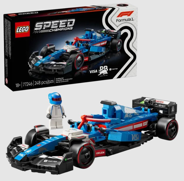 Lego Speed Champions Visa Cash App RB VCARB 01 F1 Race Car 77246