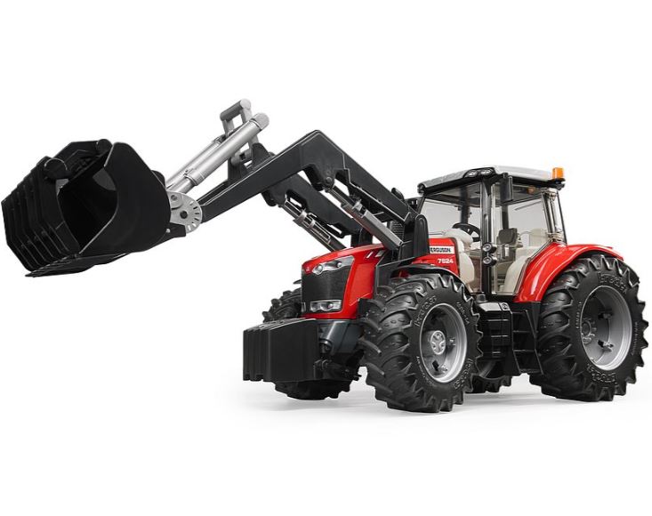 Bruder Massey Ferguson 7624 with Loader Tractor