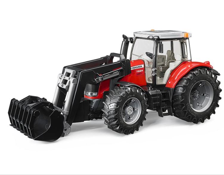 Bruder Massey Ferguson 7624 with Loader Tractor