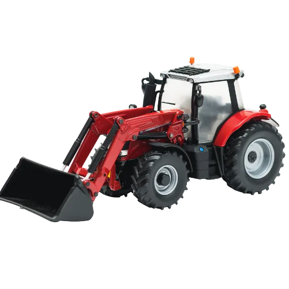 Britains Massey Ferguson 6616 Tractor with Loader on a white background