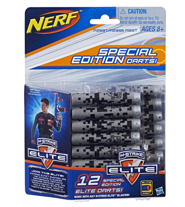 Image of Nerf N-Strike Elite 12 Special Edition Elite Darts Pack - Grey