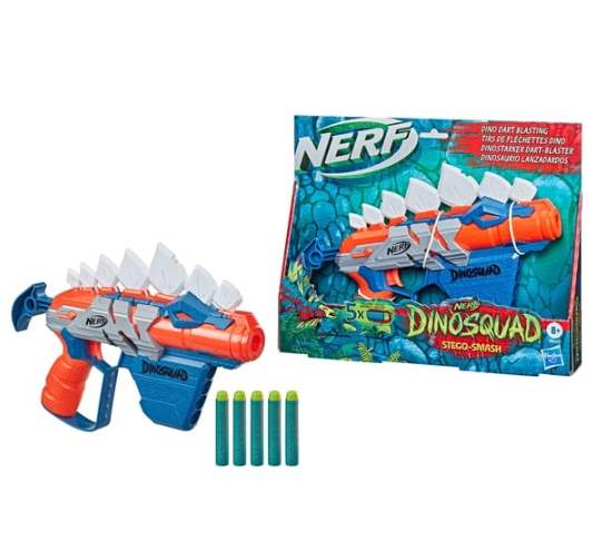 Image of Nerf Dinosquad Stego-Smash Dart-Blaster
