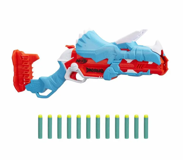 Nerf DinoSquad Tricera-Blast Dart Blaster
