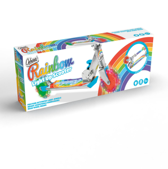 Rainbow Light Up Scooter