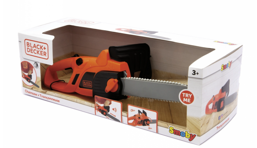 Image of Smoby Black & Decker Kids Chainsaw