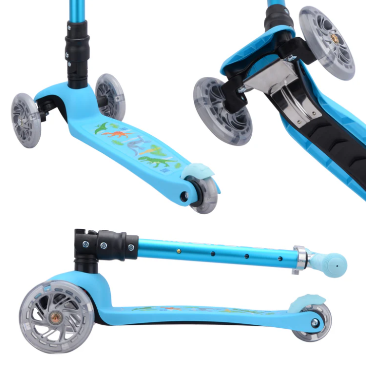 Teeny Fold 3 Wheel Scooter - Dinosaur