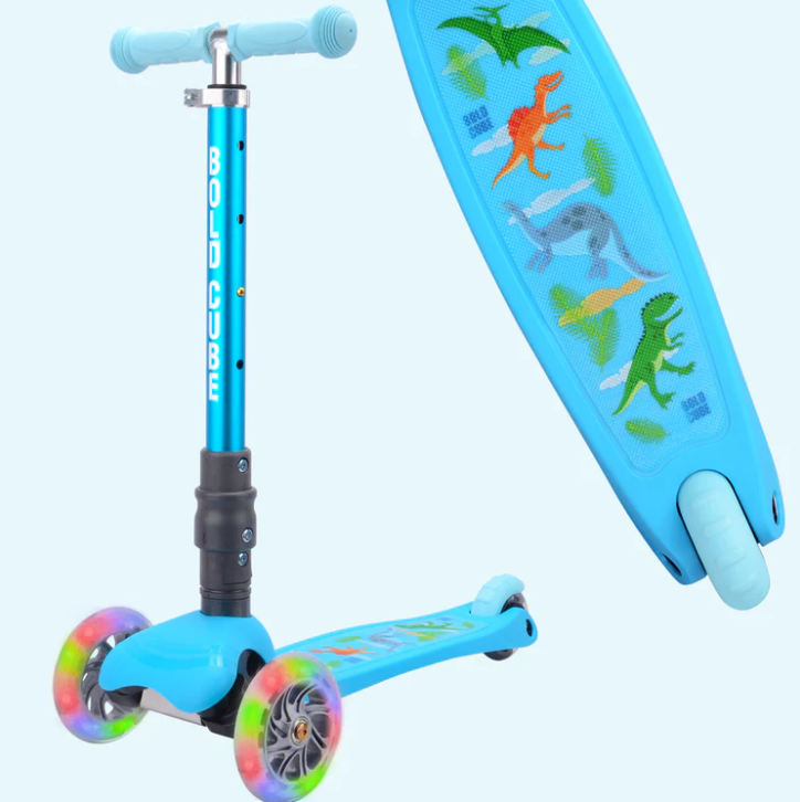 Image of Teeny Fold 3 Wheel Scooter - Dinosaur