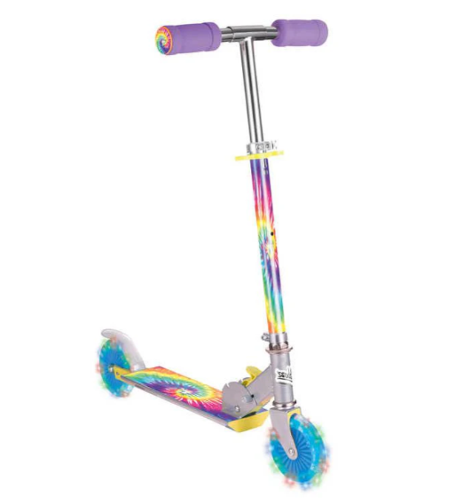 Image of Tie Dye Light Up Scooter