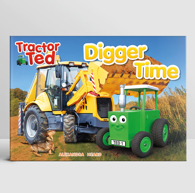 Front cover of Tractor Ted Digger Time Storybook Ireland ToyTown.ie