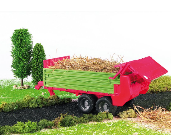 Bruder Stable Dung Spreader Trailer