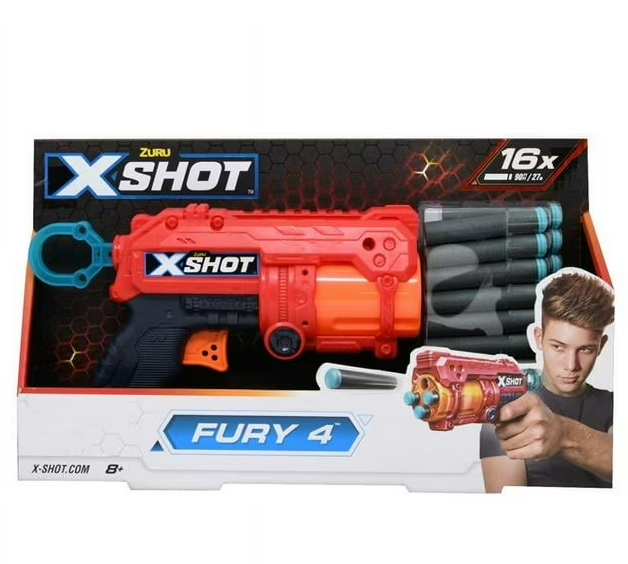 Image of X-Shot Excel Fury 4 Blaster