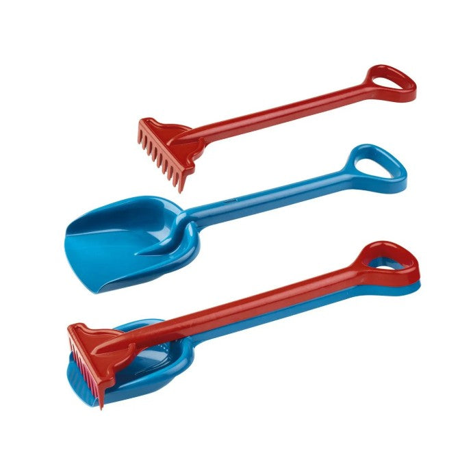 Stacked Androni Shovel and Rake Set Recycled Plastic Toys Ireland