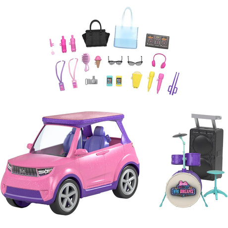 Barbie Big City Big Dreams Vehicle Playset contents and accessories – Ireland