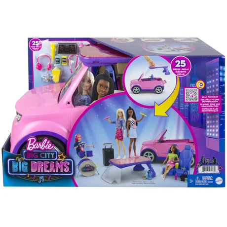 Barbie Big City Big Dreams Transforming Vehicle Playset packaging – Ireland