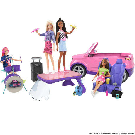 Barbie Big City Big Dreams Transforming Playset fully opened with dolls – Ireland