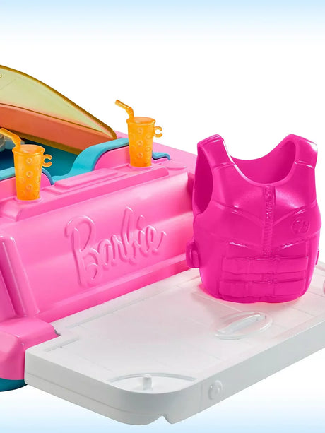 Barbie Speedboat Toy Rear Seat with Puppy and Cups - Ireland