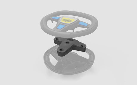 BERG Soundbox Race steering wheel layout showing sound button positions – Ireland
