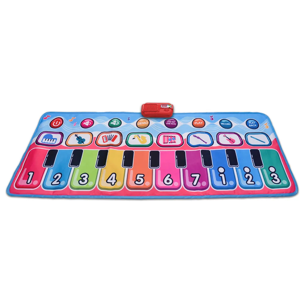 Bontempi Interactive Musical Playmat toy with colourful 10 key piano design and sound buttons
