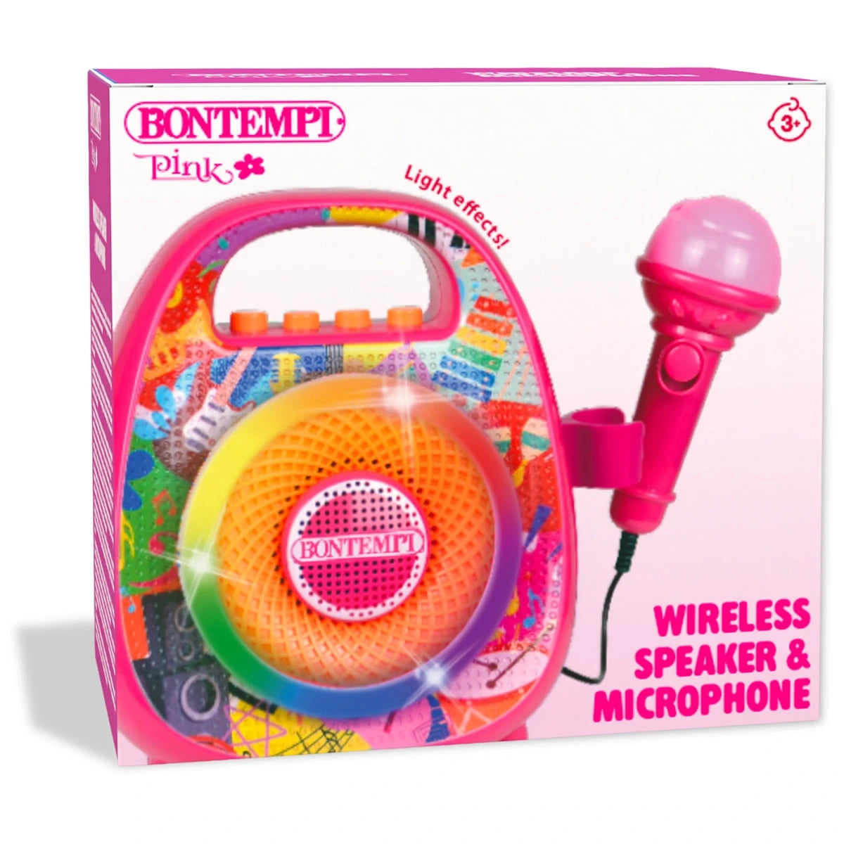 Bontempi Wireless Speaker and Microphone in retail packaging