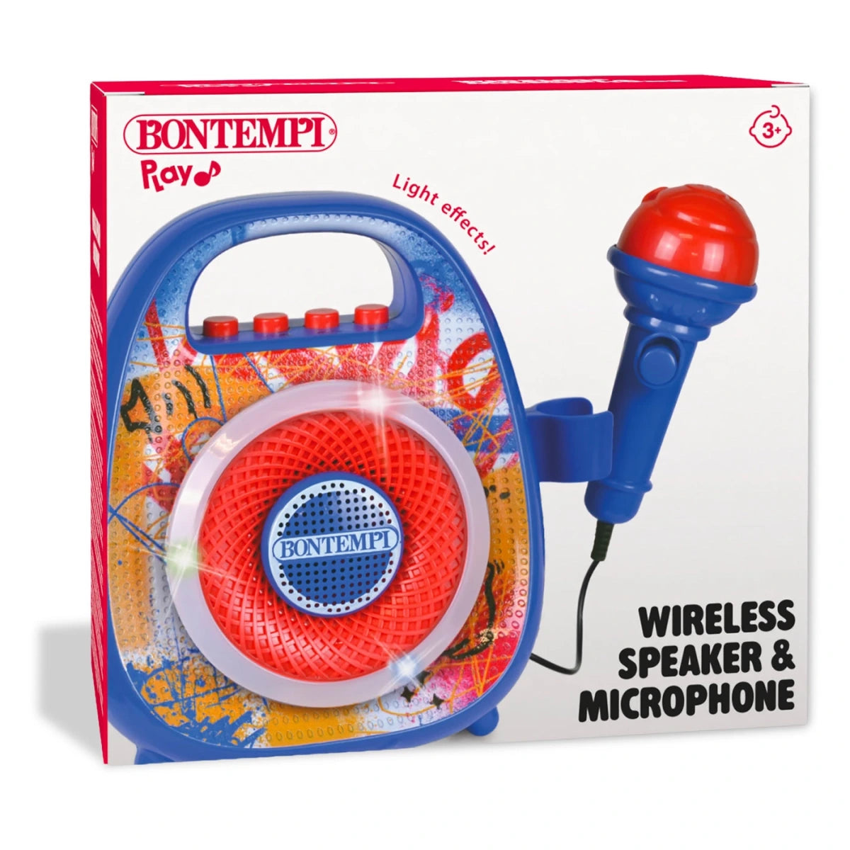 Bontempi Wireless Speaker and Microphone in retail packaging