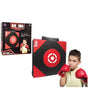 Boxing Strength Tester boxed set for kids with red wall target and training pad in Ireland