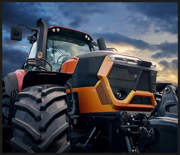 Brainstorm Tractor and Truck Torch and Projector image showing a large orange tractor