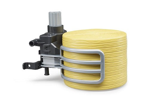 Bruder Bale Gripper side view with round bale accessory Ireland