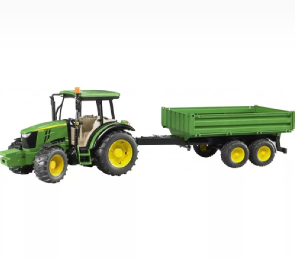 Bruder JD 5115M with Tipping Trailer