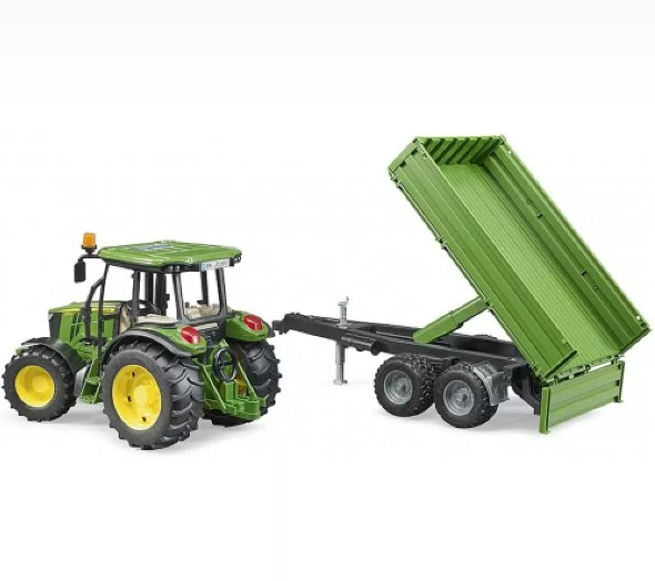 Bruder JD 5115M with Tipping Trailer