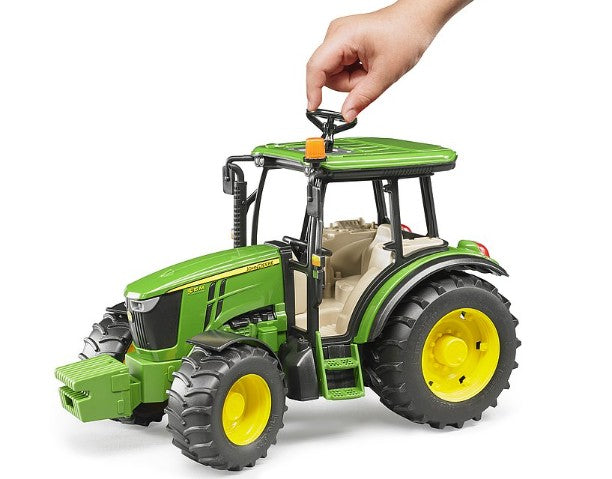 Bruder John Deere 5115M Tractor Steering Roof Function 1:16 Scale - Ireland