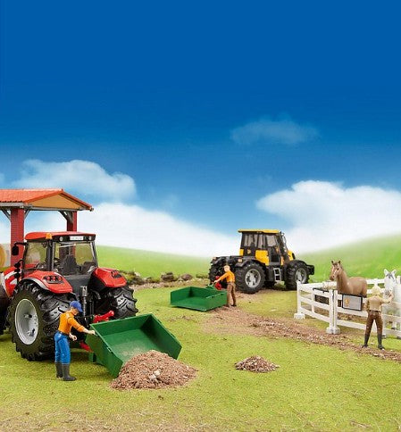 Bruder Movable Load Case in action with farm scene Ireland