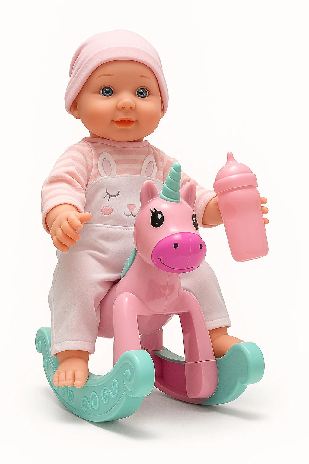 Bundle of Love Doll and Unicorn Rocker set toy Ireland