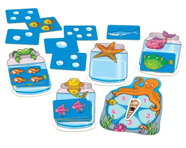 Catch and Count Game Cards and Spinner Layout - Ireland