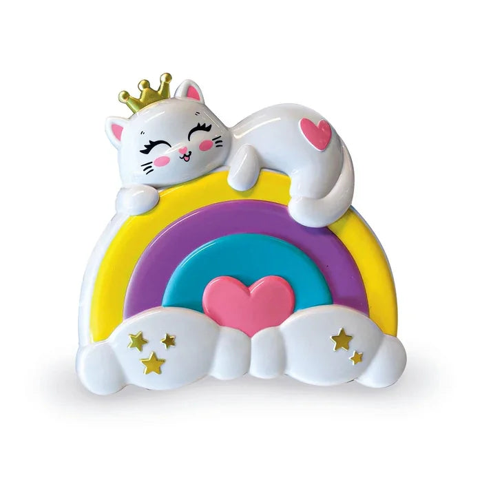 Closed Clementoni Crazy Chic Lovely Makeup Rainbow Case shaped like rainbow and cat in Ireland