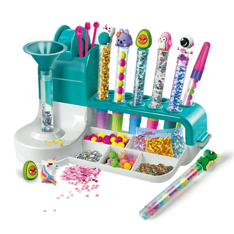 Assembled Clementoni Idea Pen Creator Studio with colourful pens and decorations in Ireland